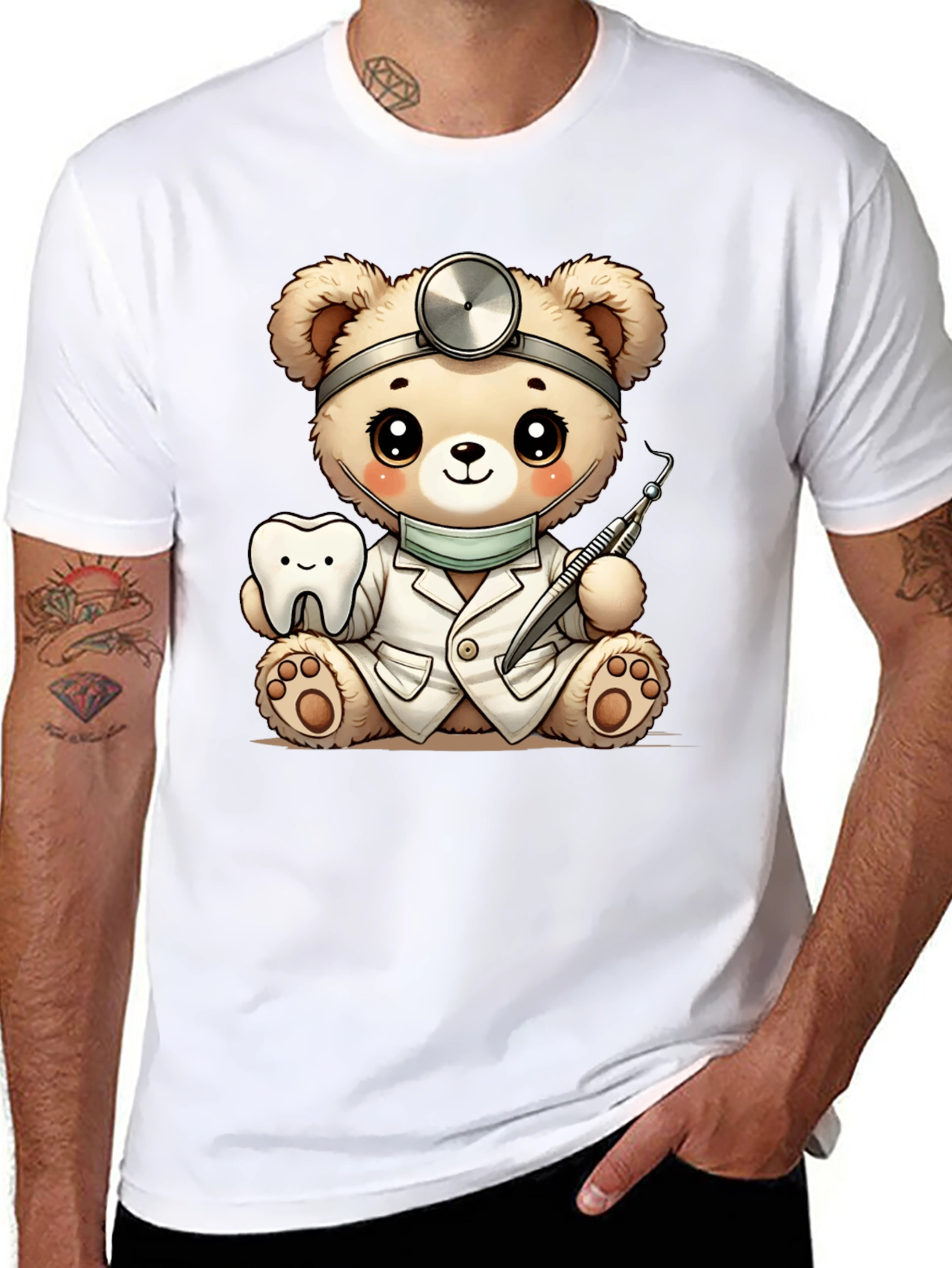 Cute Dentist Bear T-Shirt