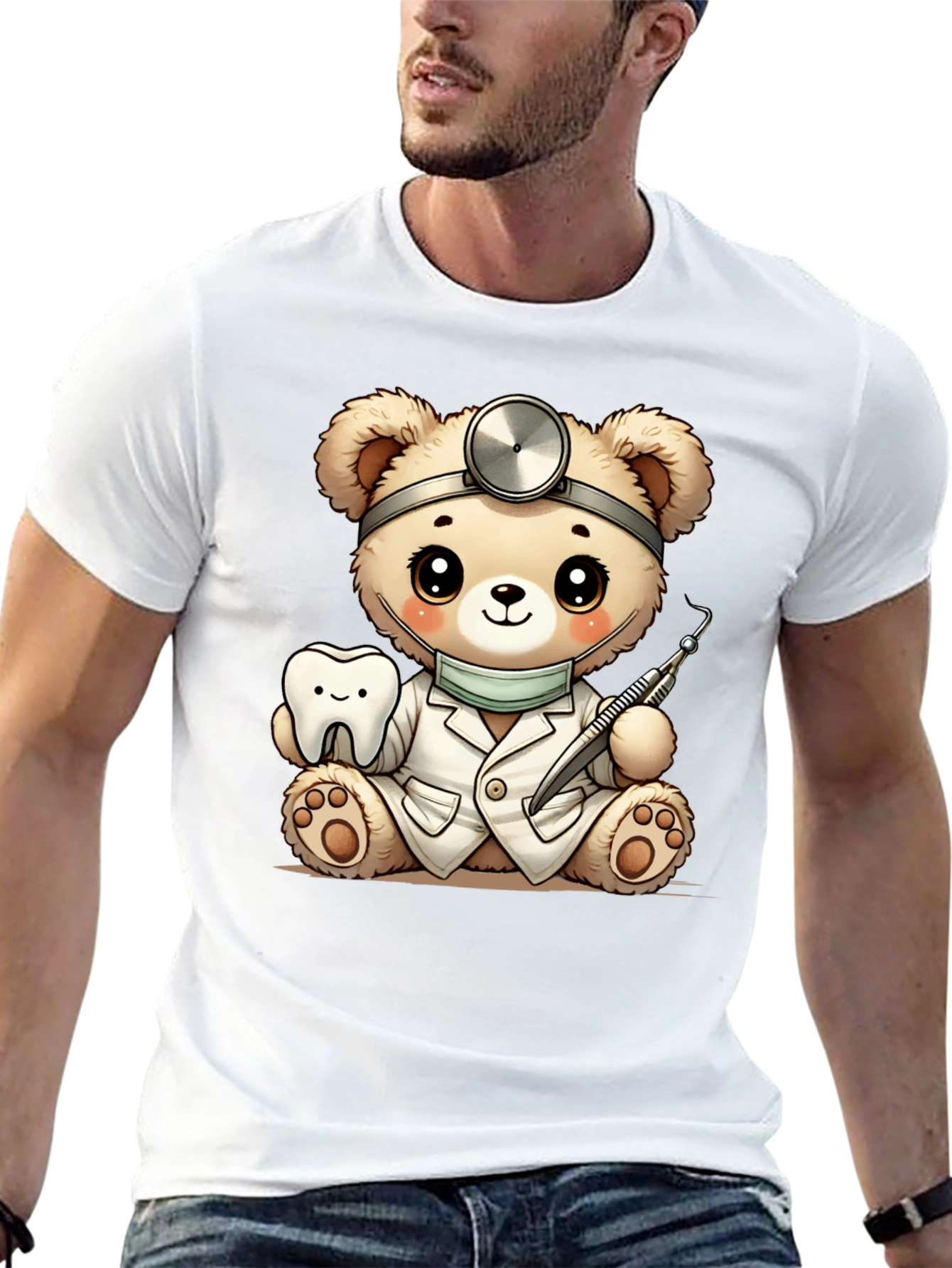 Cute Dentist Bear T-Shirt