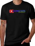 Brincka Clean Graphic T-Shirt - Black Cotton Tee