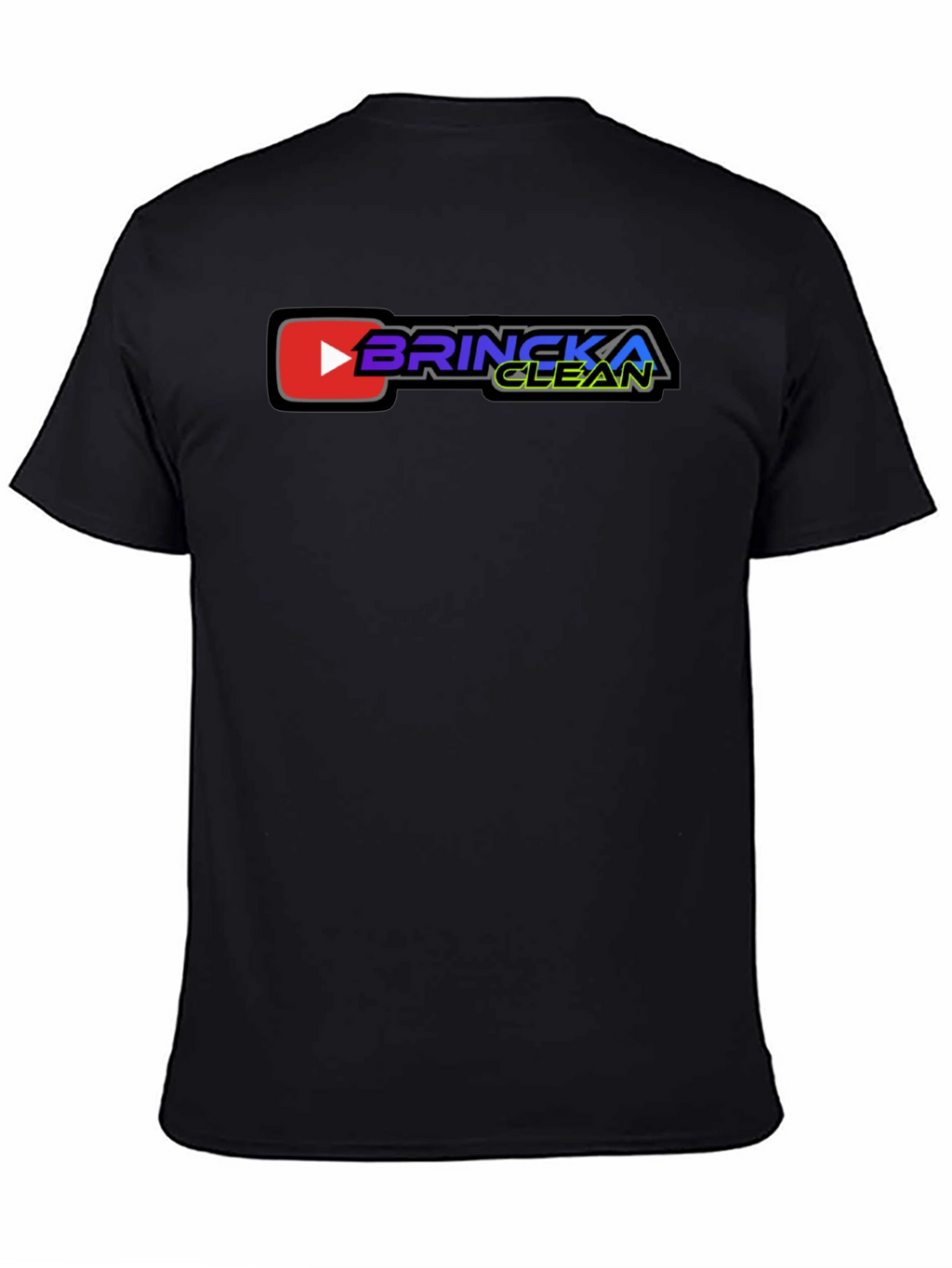 Brincka Clean Graphic T-Shirt - Black Cotton Tee
