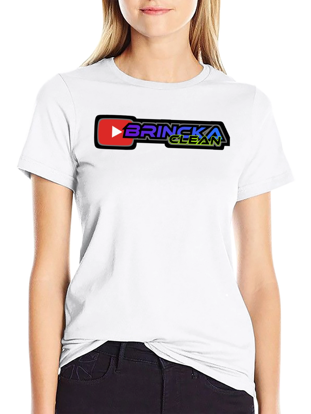 Brincka Clean Graphic T-Shirt - Black Cotton Tee