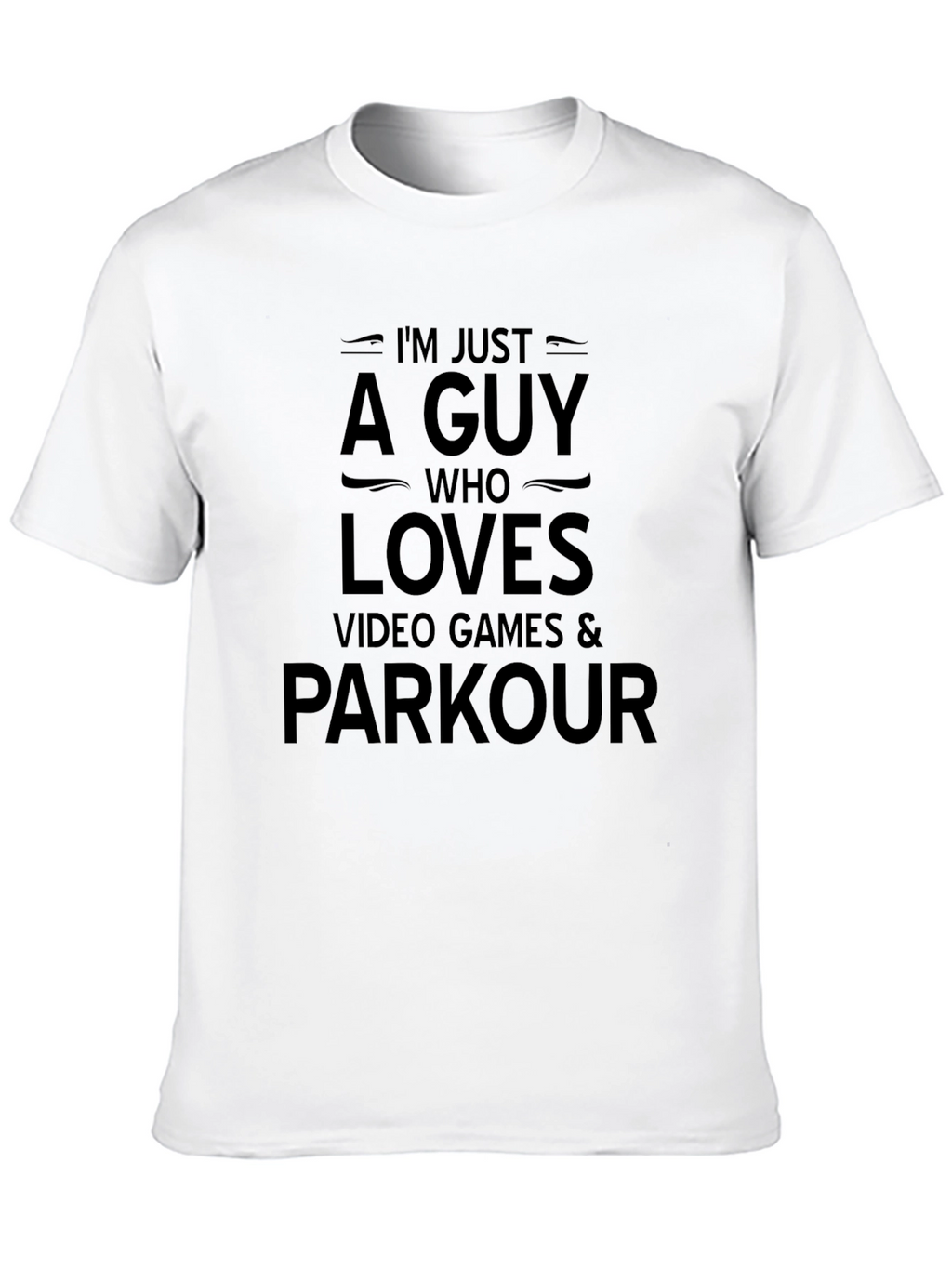 Funny Gamer Parkour Graphic T-Shirt