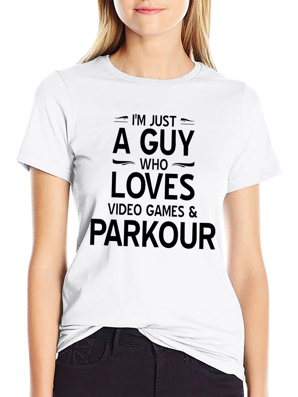 Funny Gamer Parkour Graphic T-Shirt