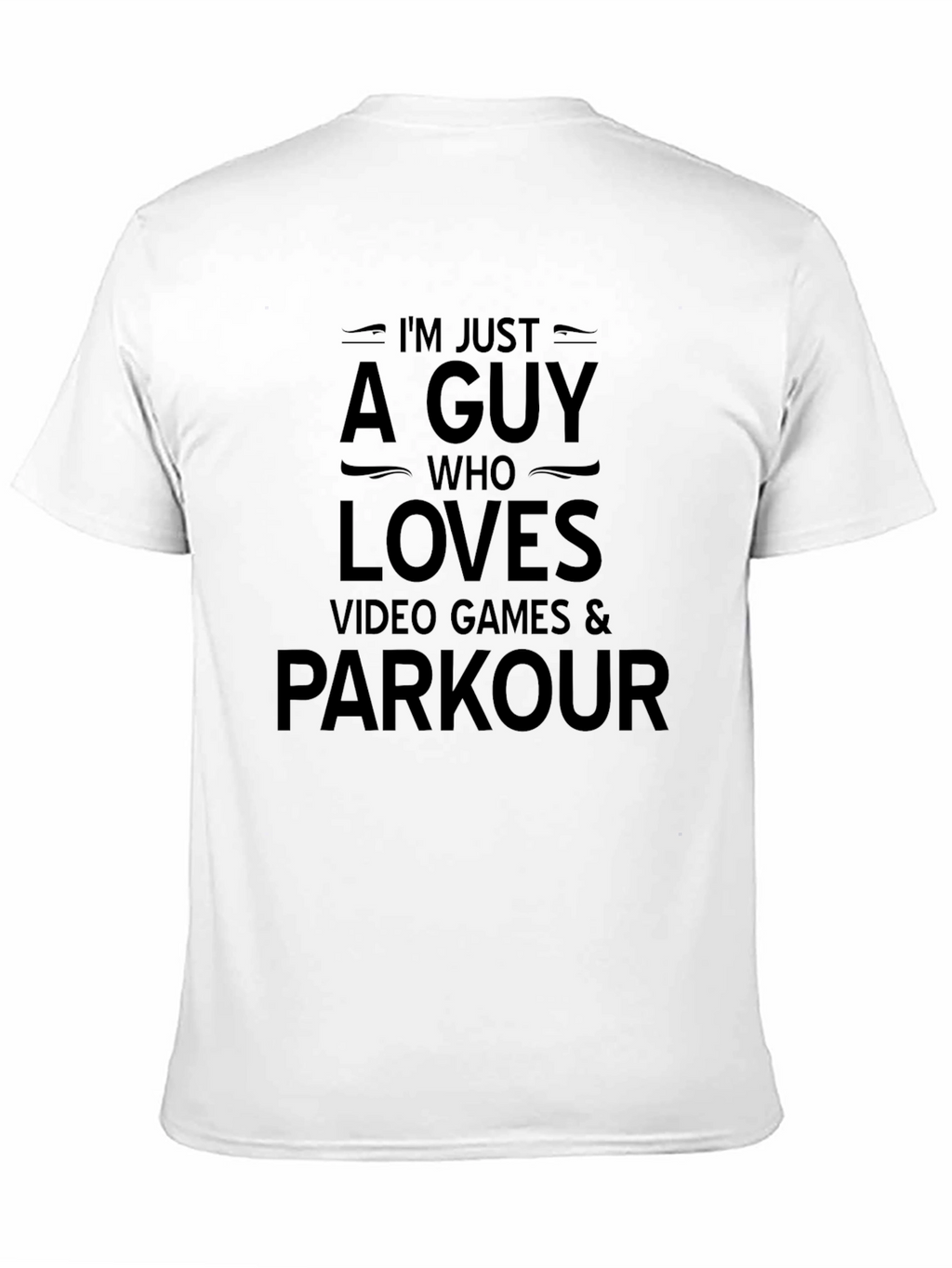 Funny Gamer Parkour Graphic T-Shirt