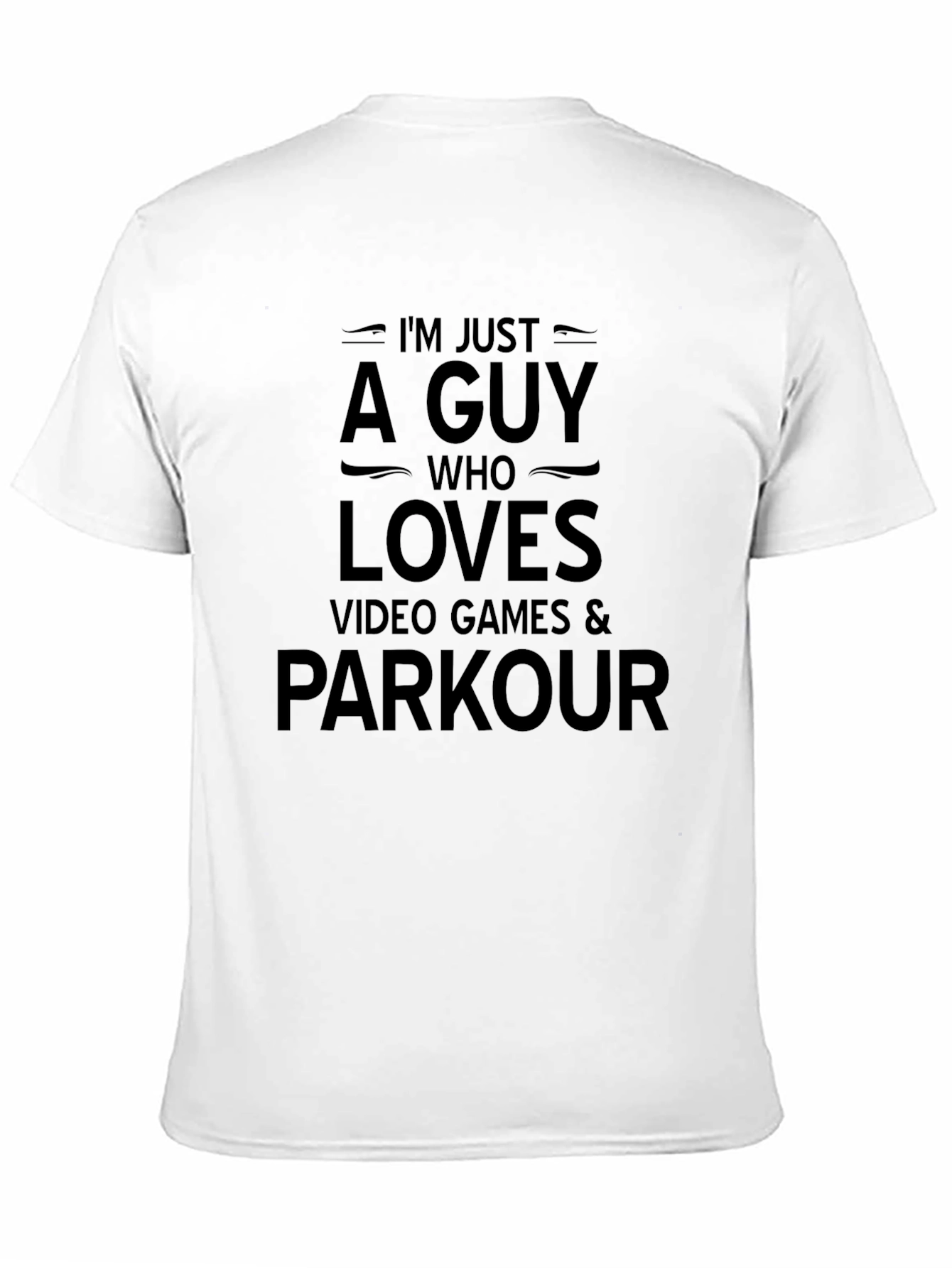 Funny Gamer Parkour Graphic T-Shirt