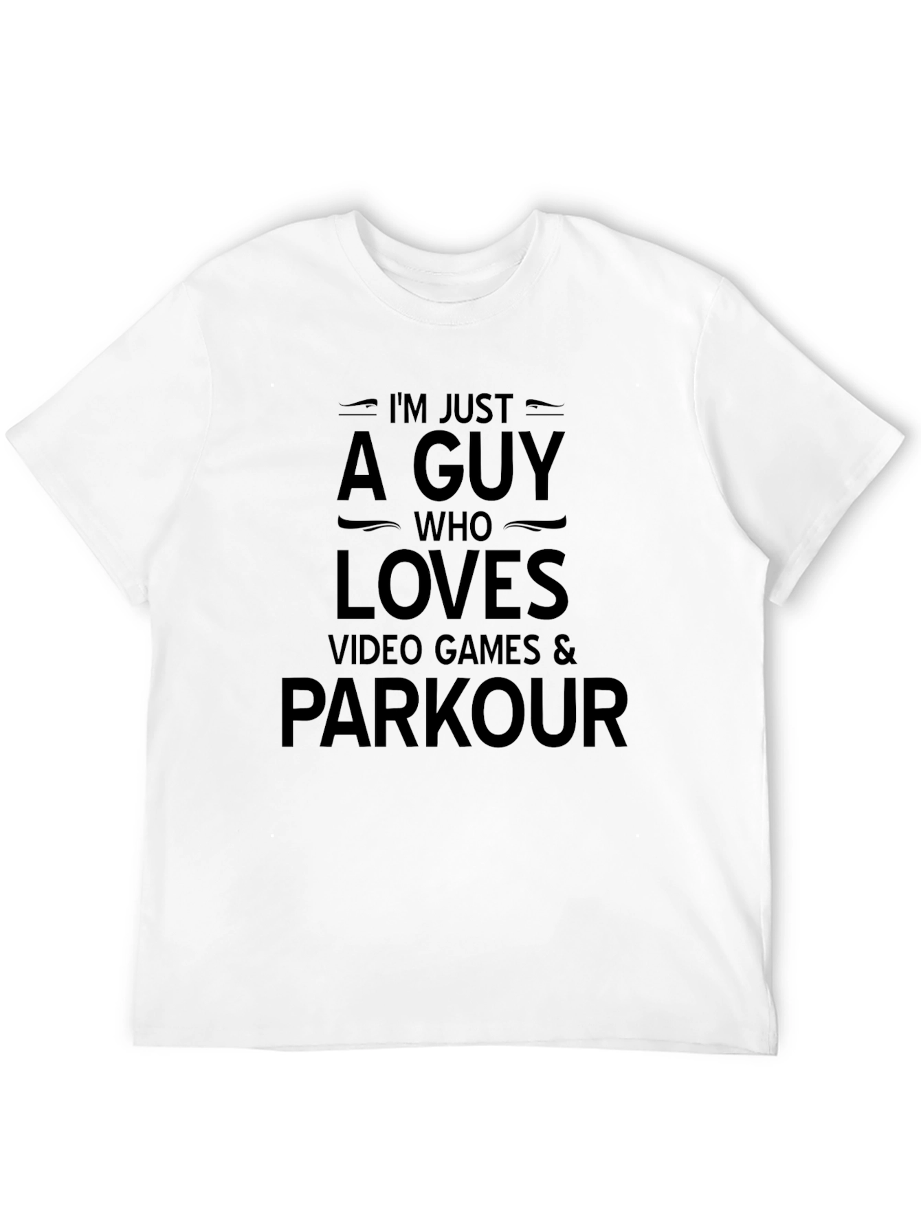 Funny Gamer Parkour Graphic T-Shirt