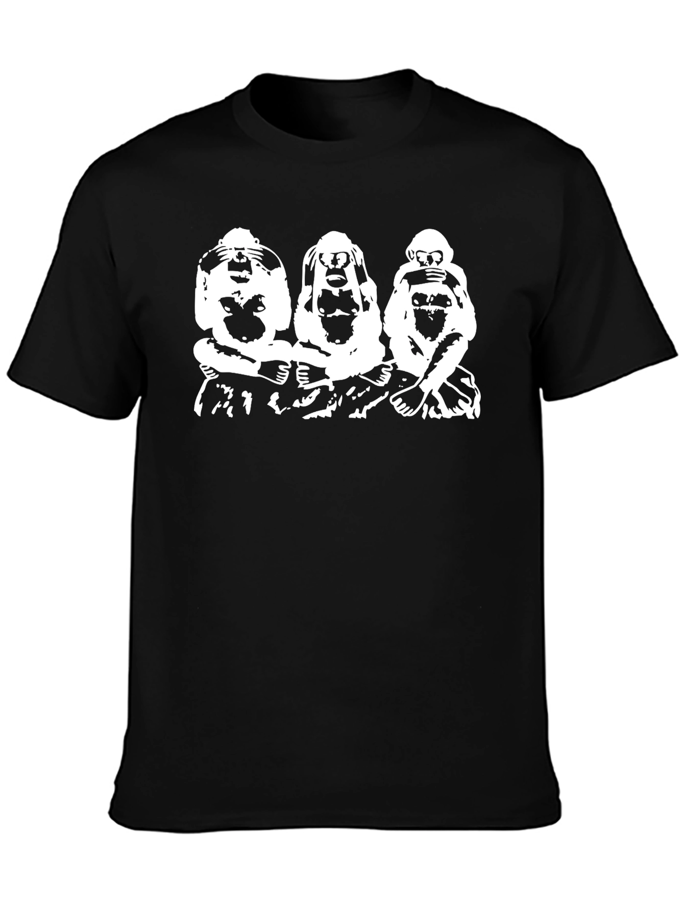 Hear See Speak No Evil Monkey T-Shirt