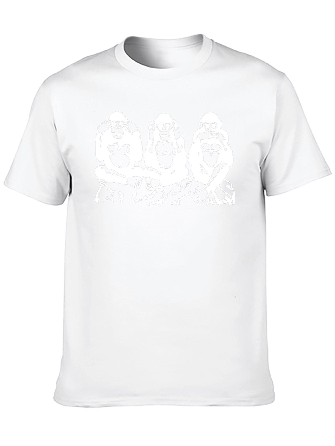 Hear See Speak No Evil Monkey T-Shirt
