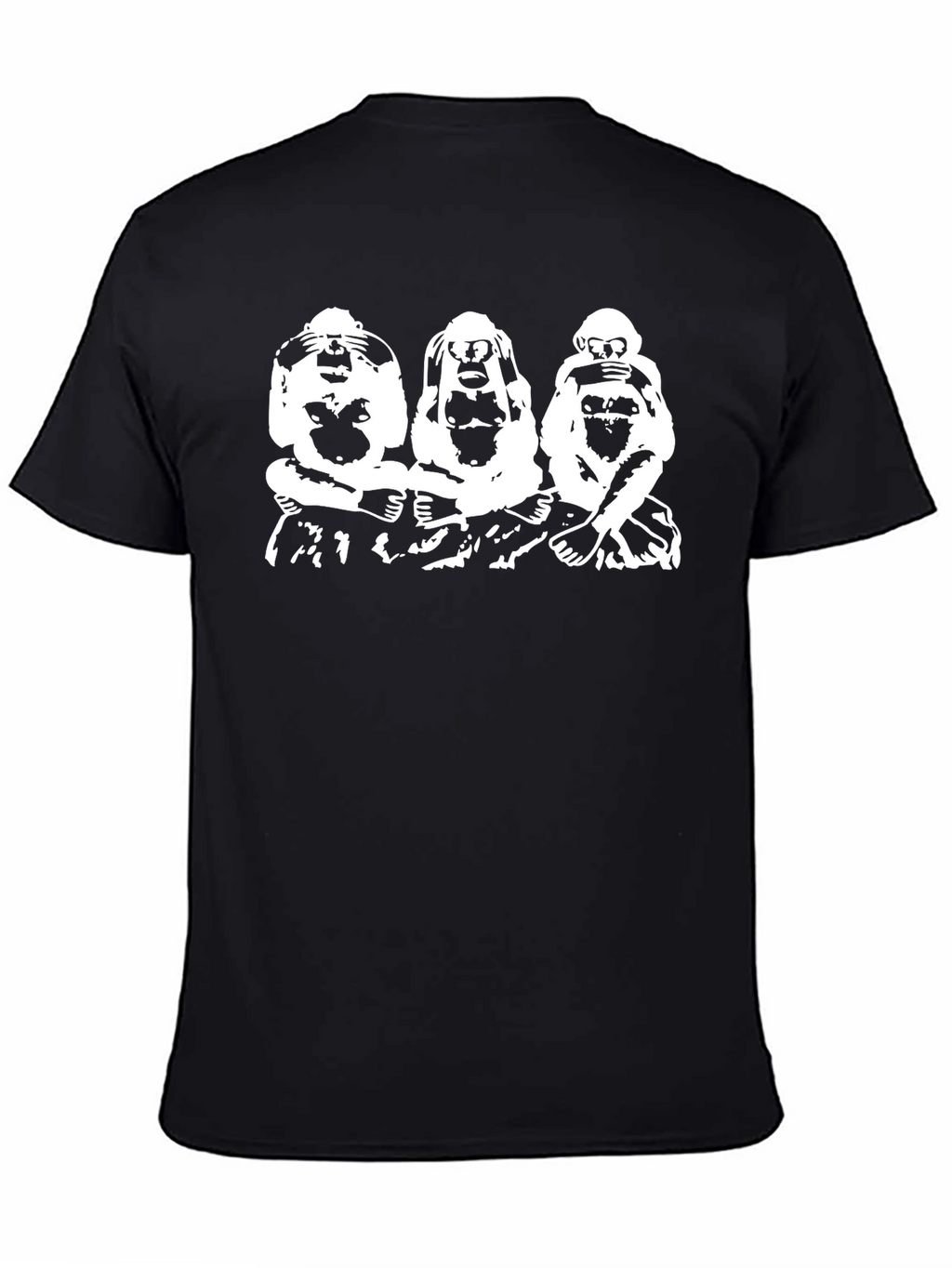 Hear See Speak No Evil Monkey T-Shirt