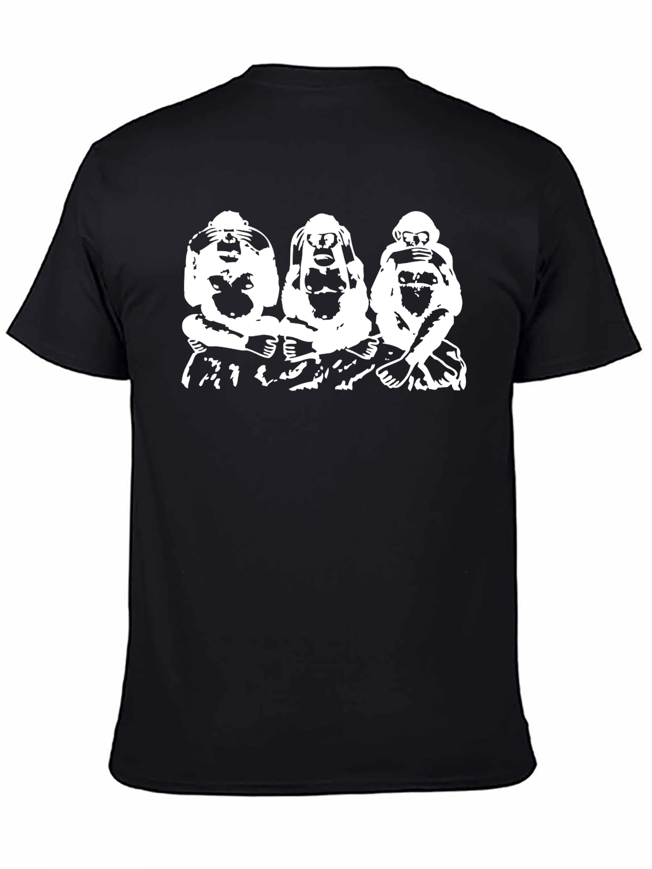 Hear See Speak No Evil Monkey T-Shirt
