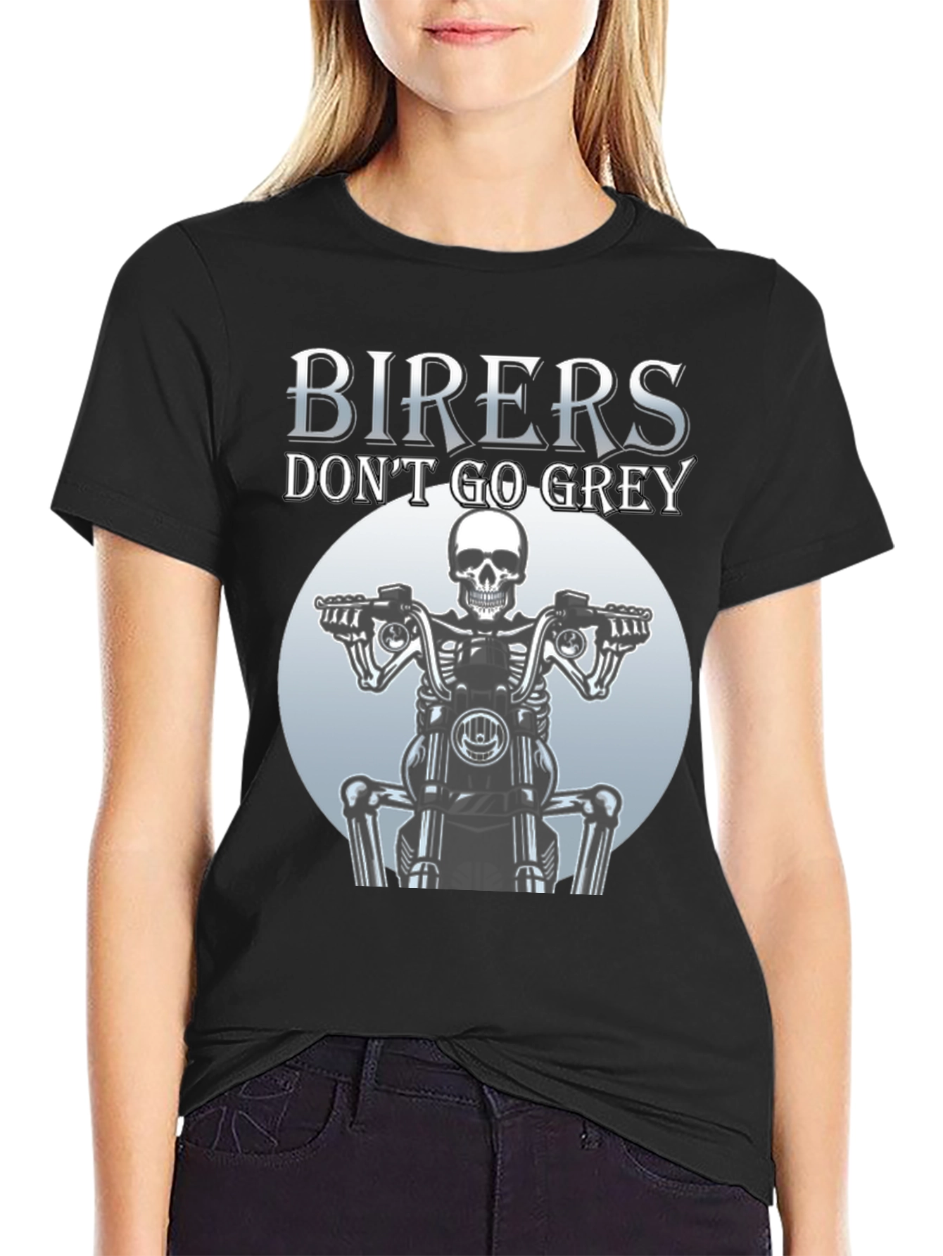 Bikers Dont Go Grey T-Shirt