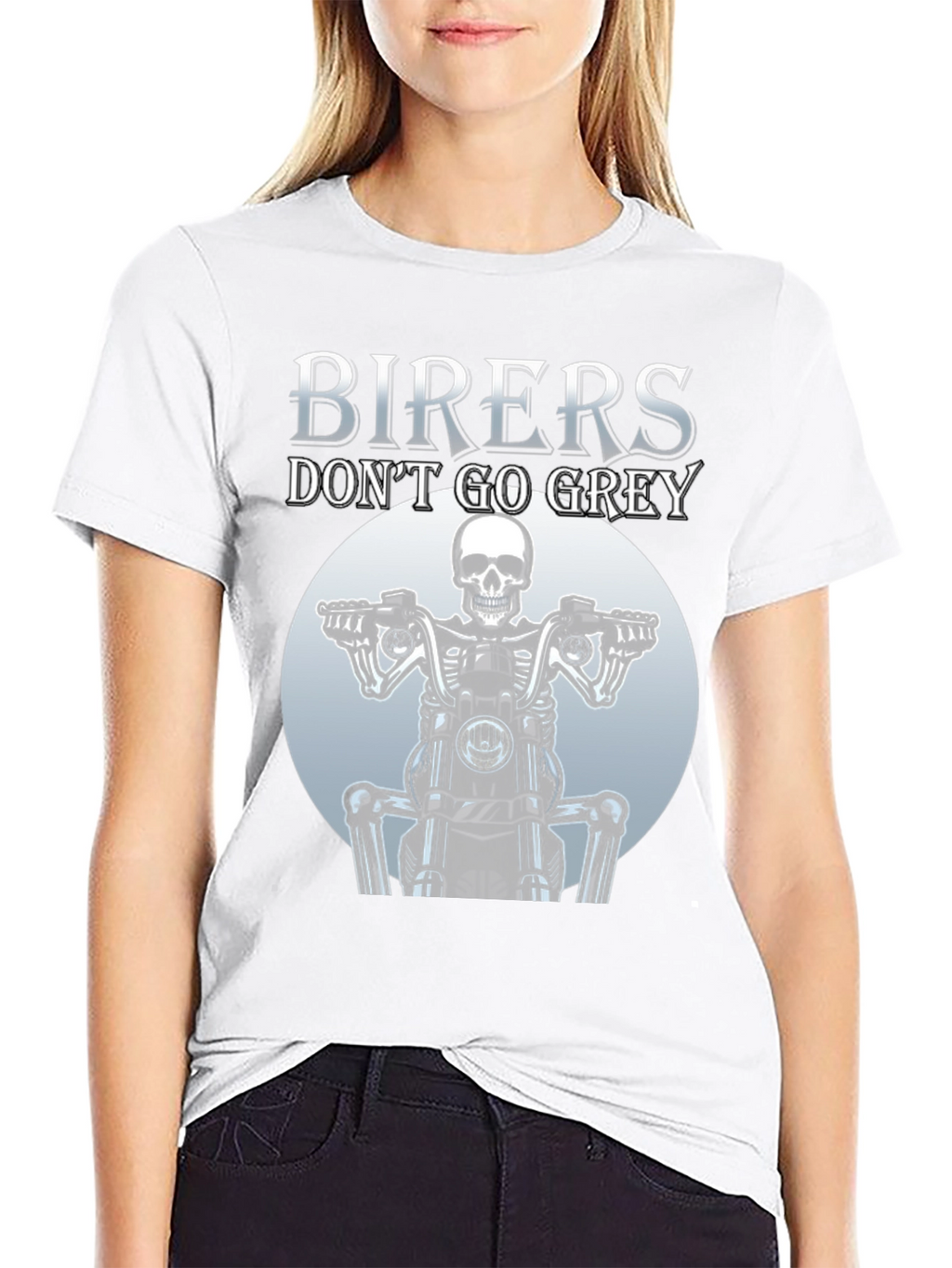 Bikers Dont Go Grey T-Shirt