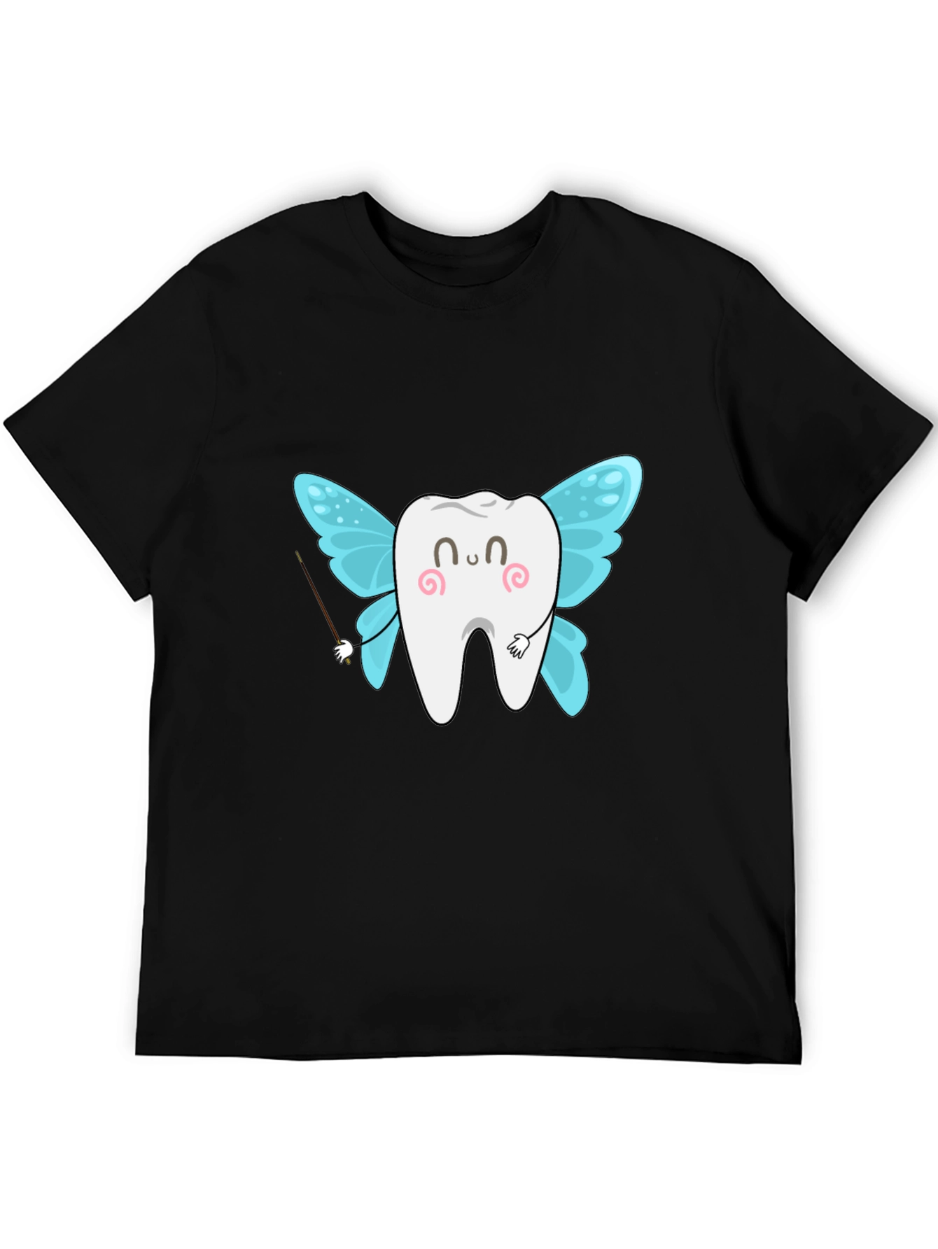 Tooth Fairy Graphic T-Shirt - Black Cotton Tee