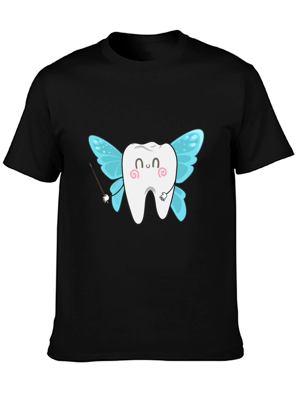Tooth Fairy Graphic T-Shirt - Black Cotton Tee