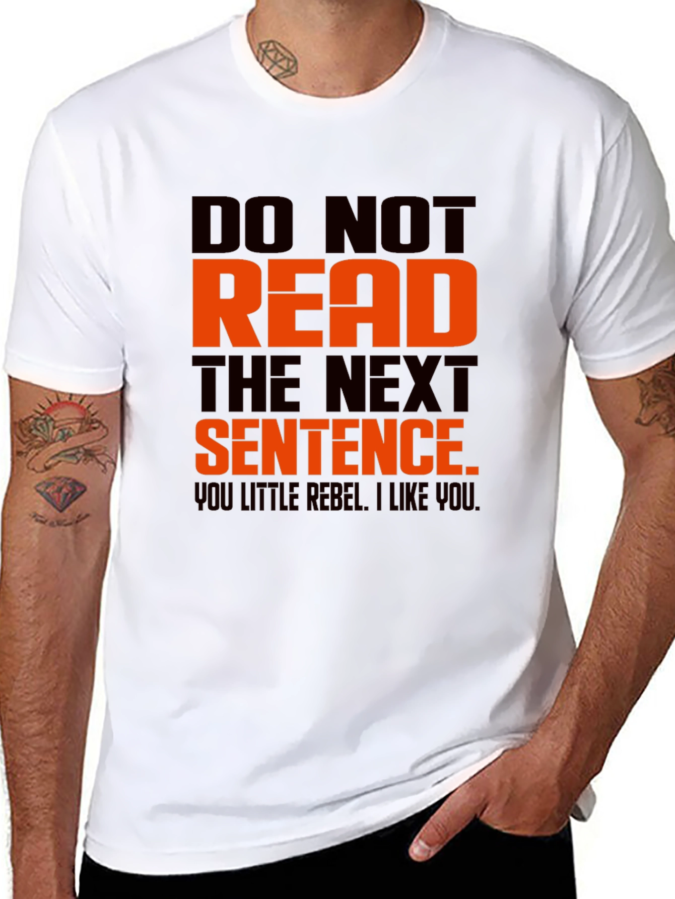 Rebel Text Graphic Tee