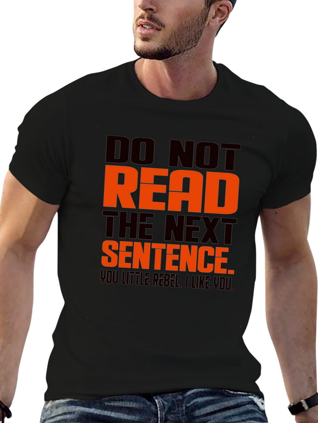 Rebel Text Graphic Tee