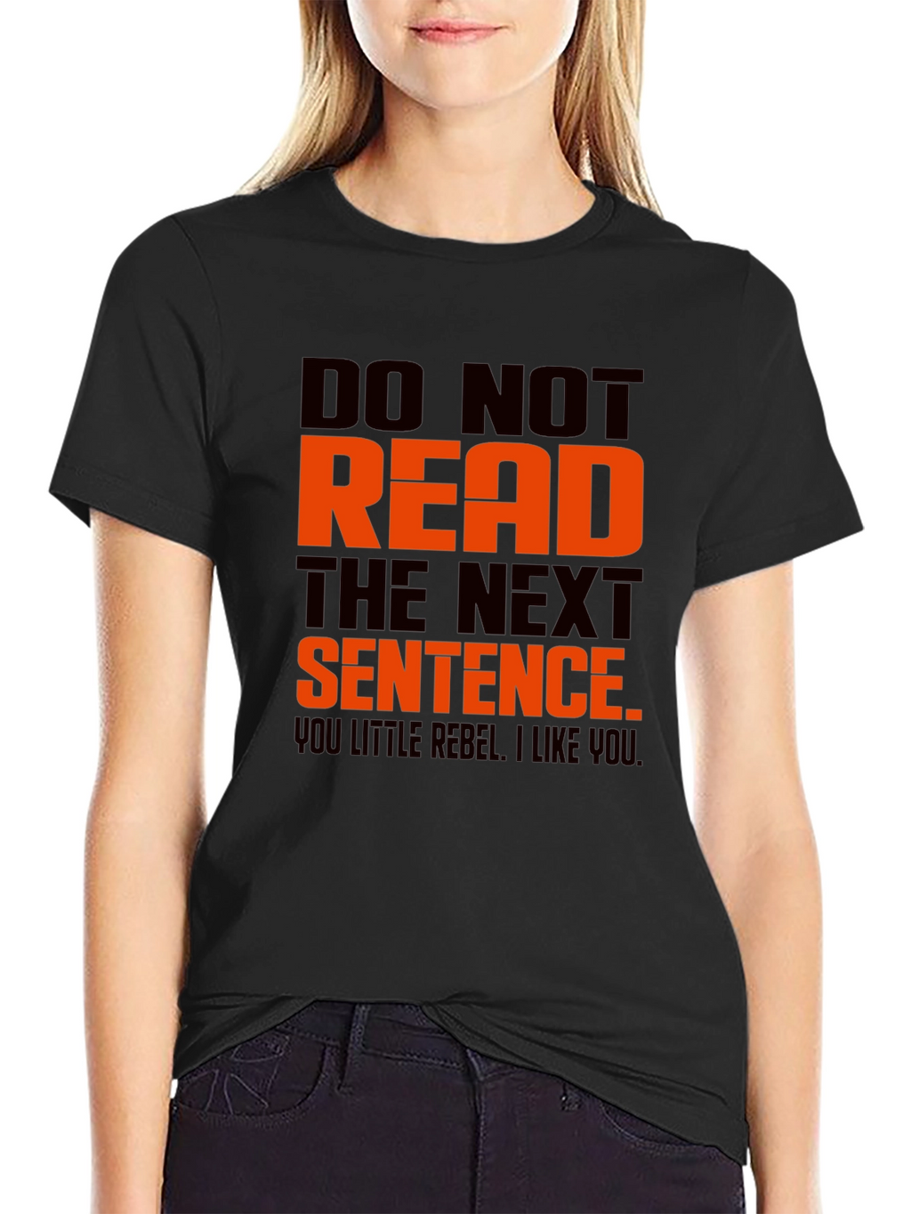 Rebel Text Graphic Tee