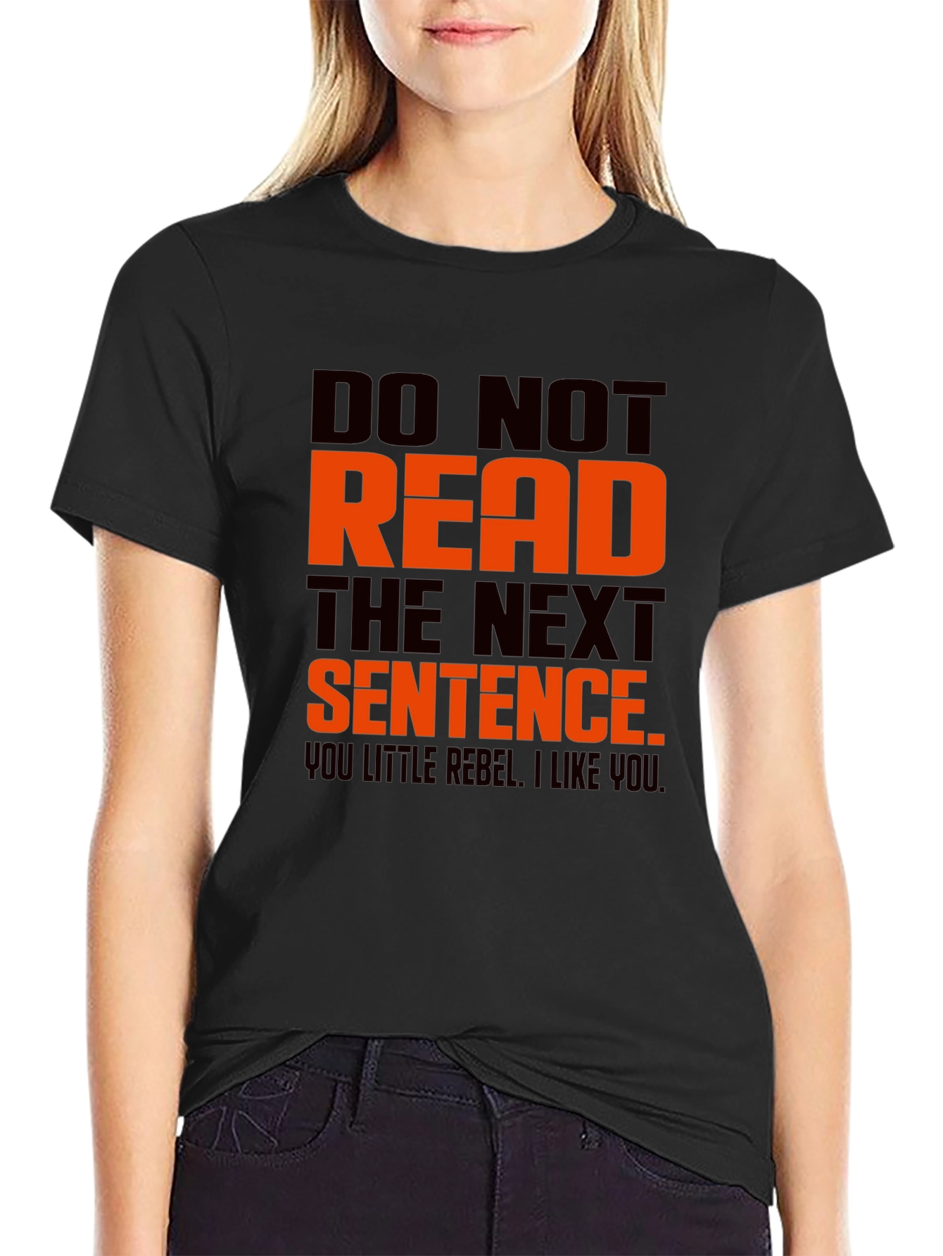 Rebel Text Graphic Tee