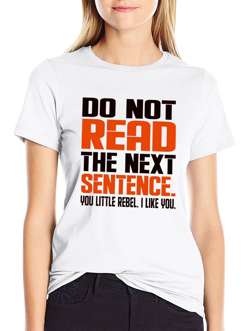 Rebel Text Graphic Tee