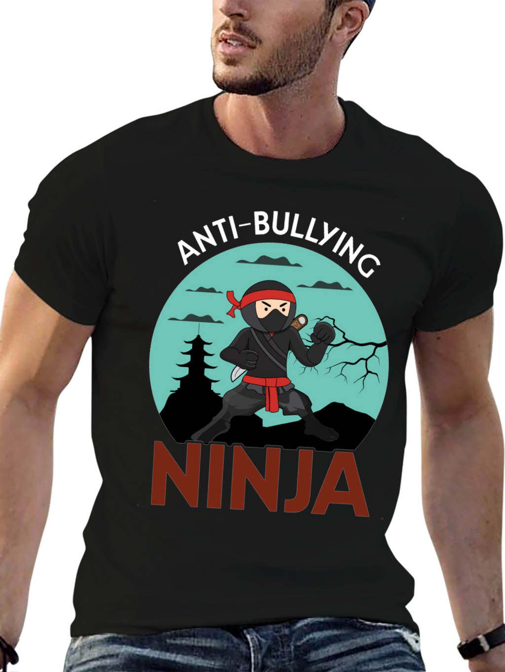 Anti-Bullying Ninja Graphic Tee