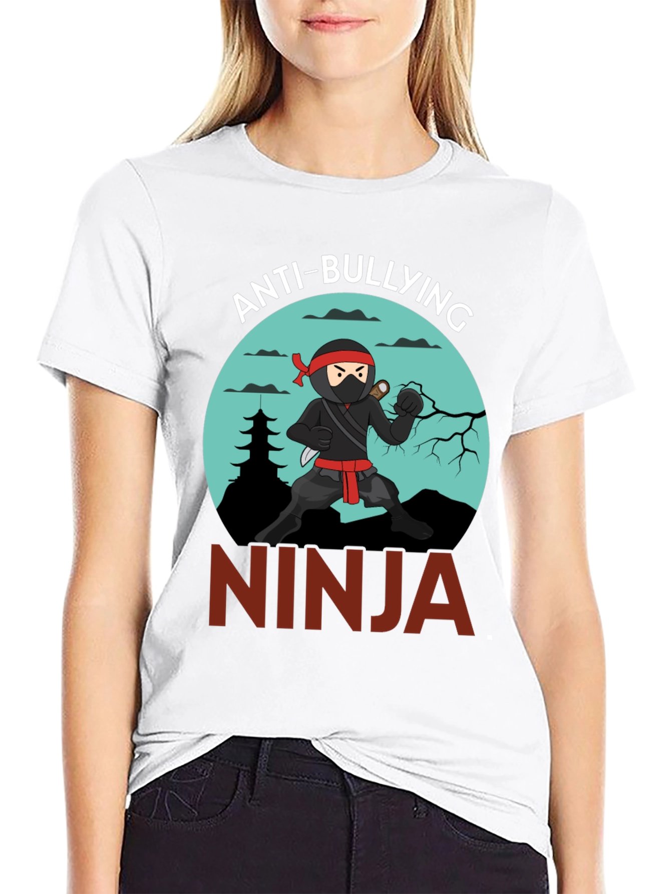 Anti-Bullying Ninja Graphic Tee