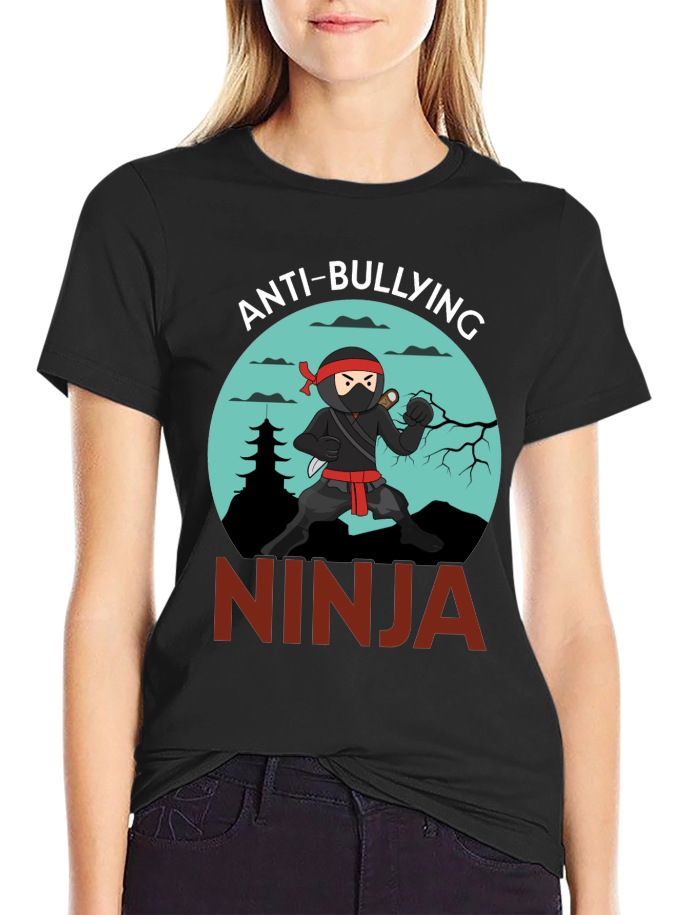 Anti-Bullying Ninja Graphic Tee