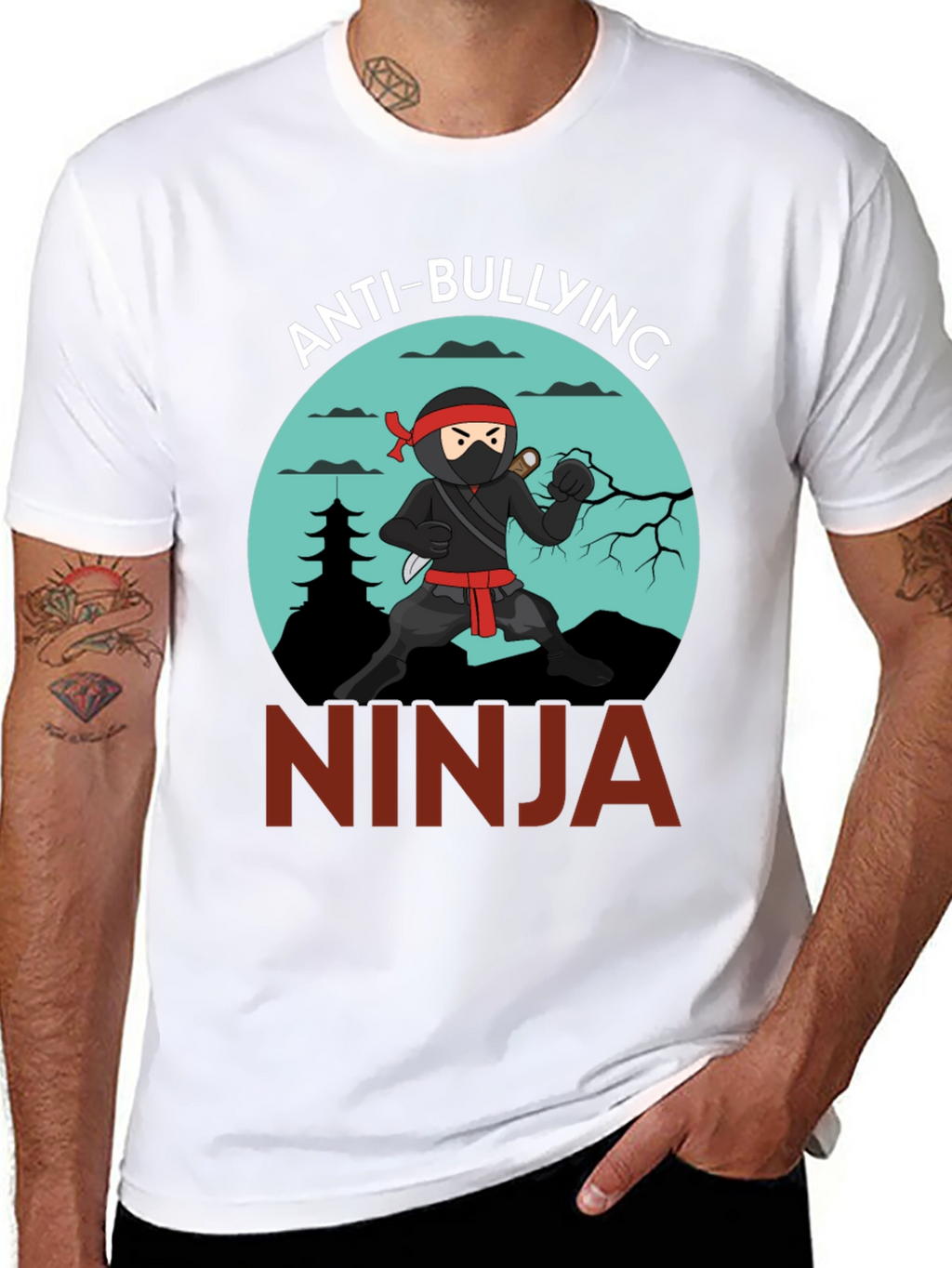 Anti-Bullying Ninja Graphic Tee
