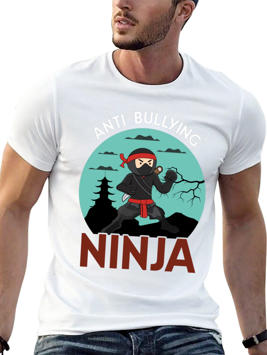 Anti-Bullying Ninja Graphic Tee
