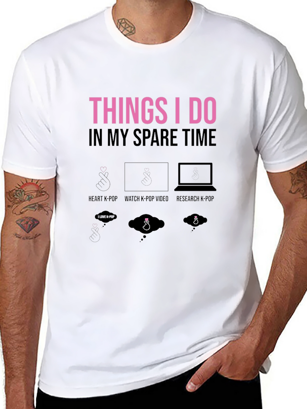 K-Pop Lover T-Shirt - Spare Time Activities