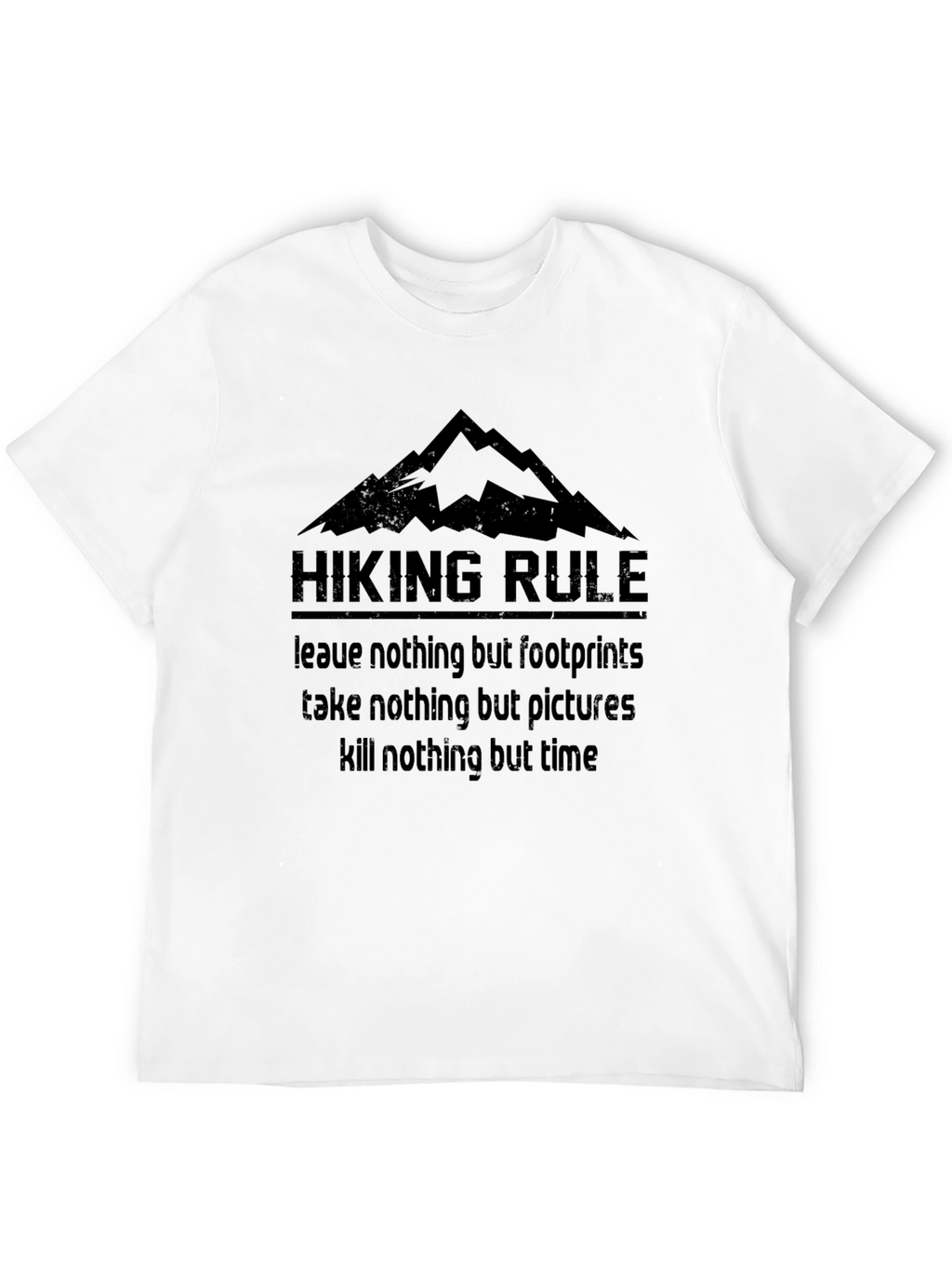 Hiking Rule Graphic T-Shirt - Outdoor Adventure Apparel
