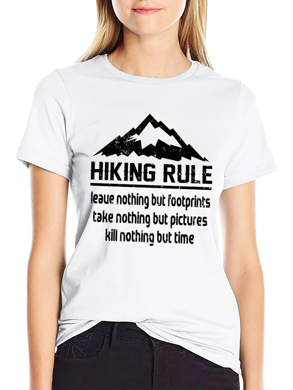 Hiking Rule Graphic T-Shirt - Outdoor Adventure Apparel
