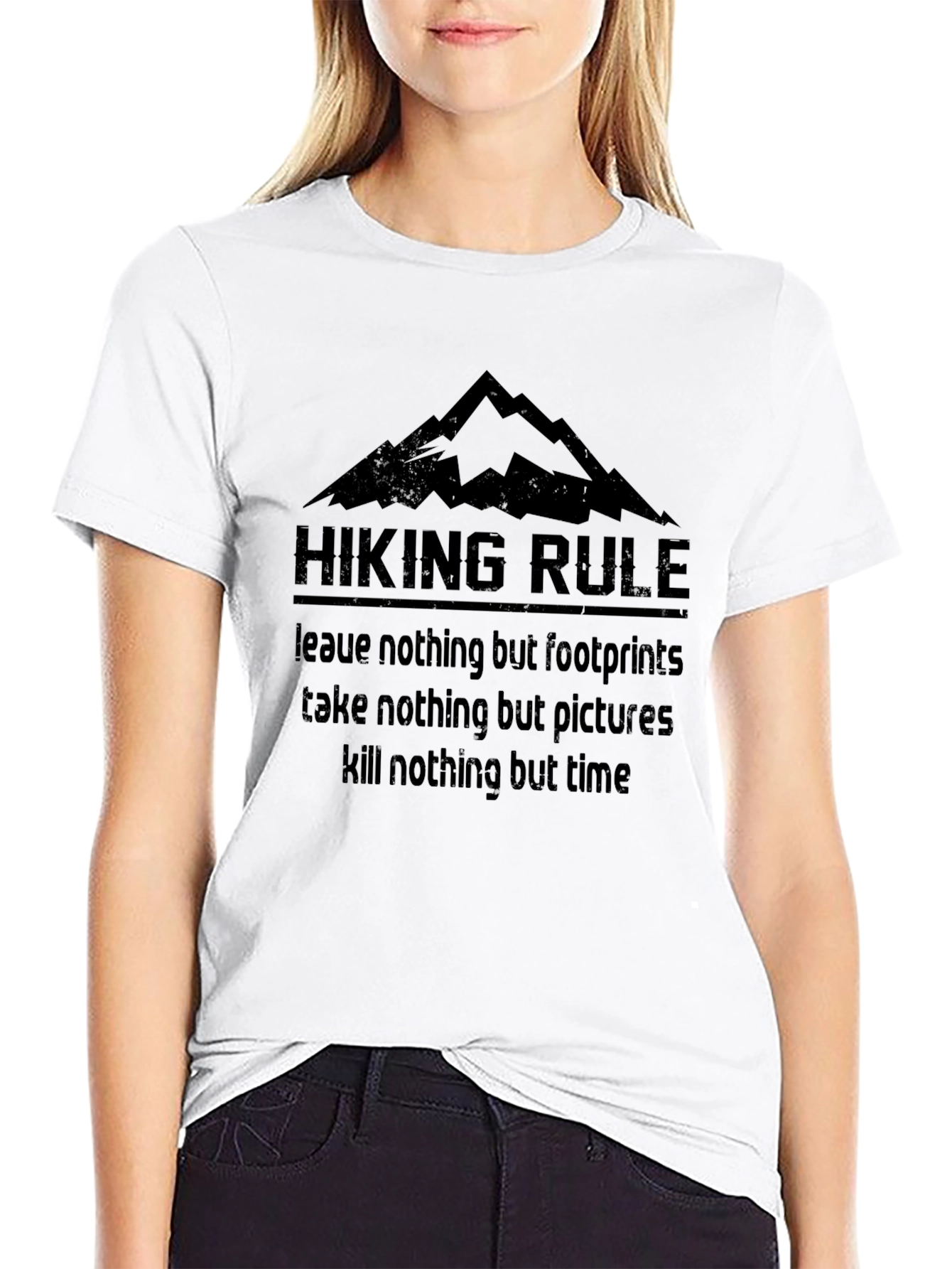 Hiking Rule Graphic T-Shirt - Outdoor Adventure Apparel