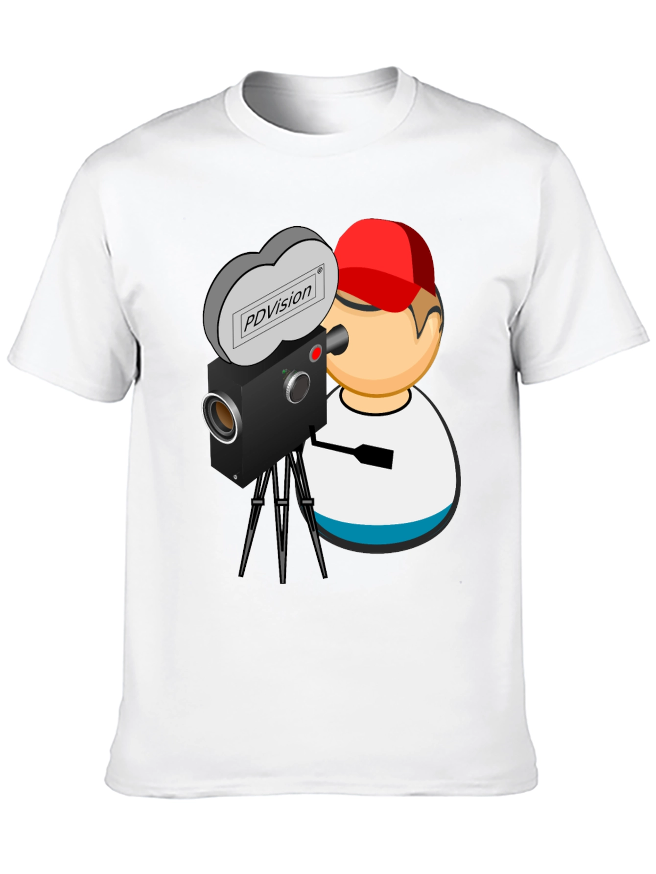 Retro Camera Graphic Tee - PDVision Director Shirt