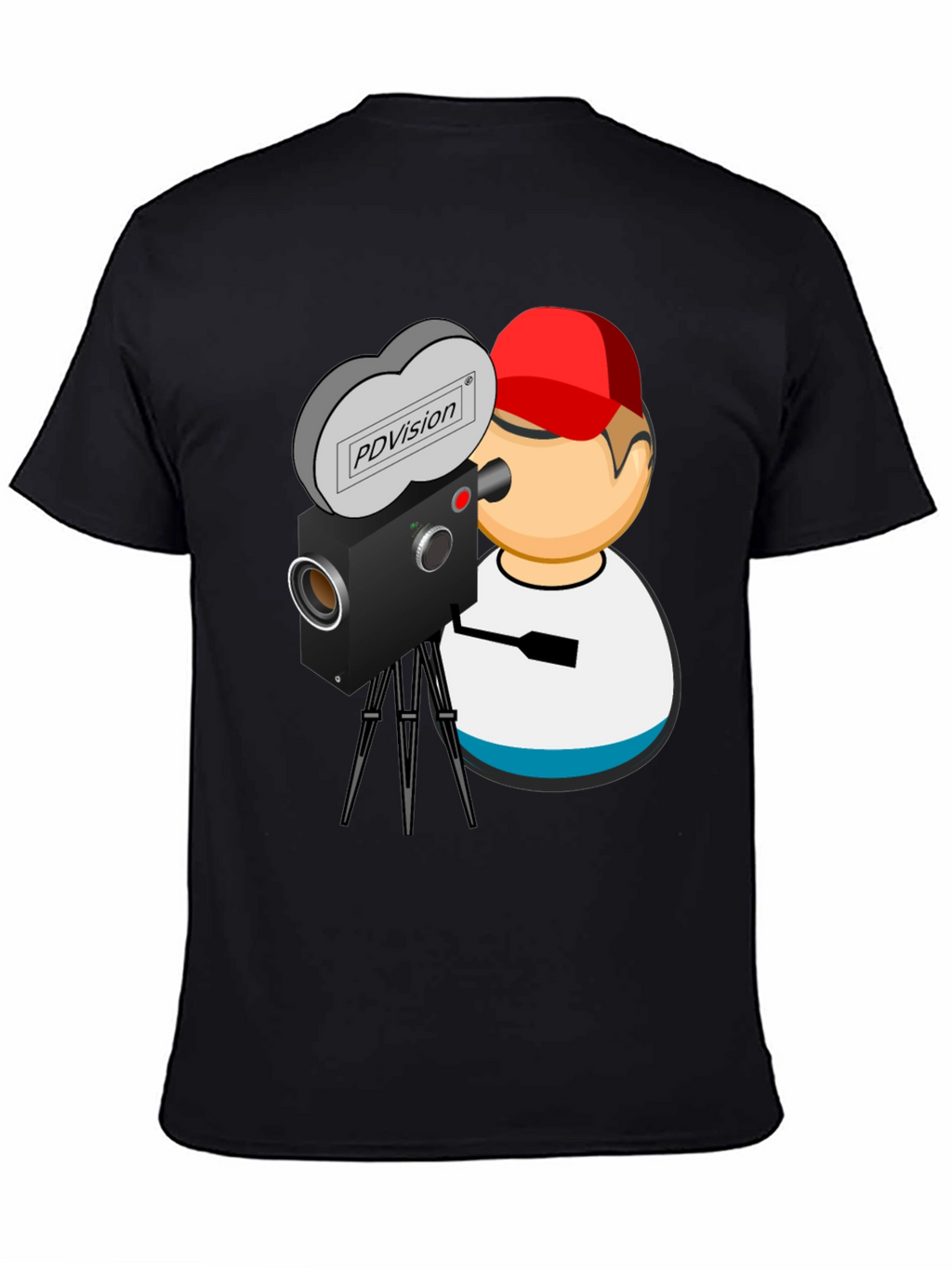 Retro Camera Graphic Tee - PDVision Director Shirt