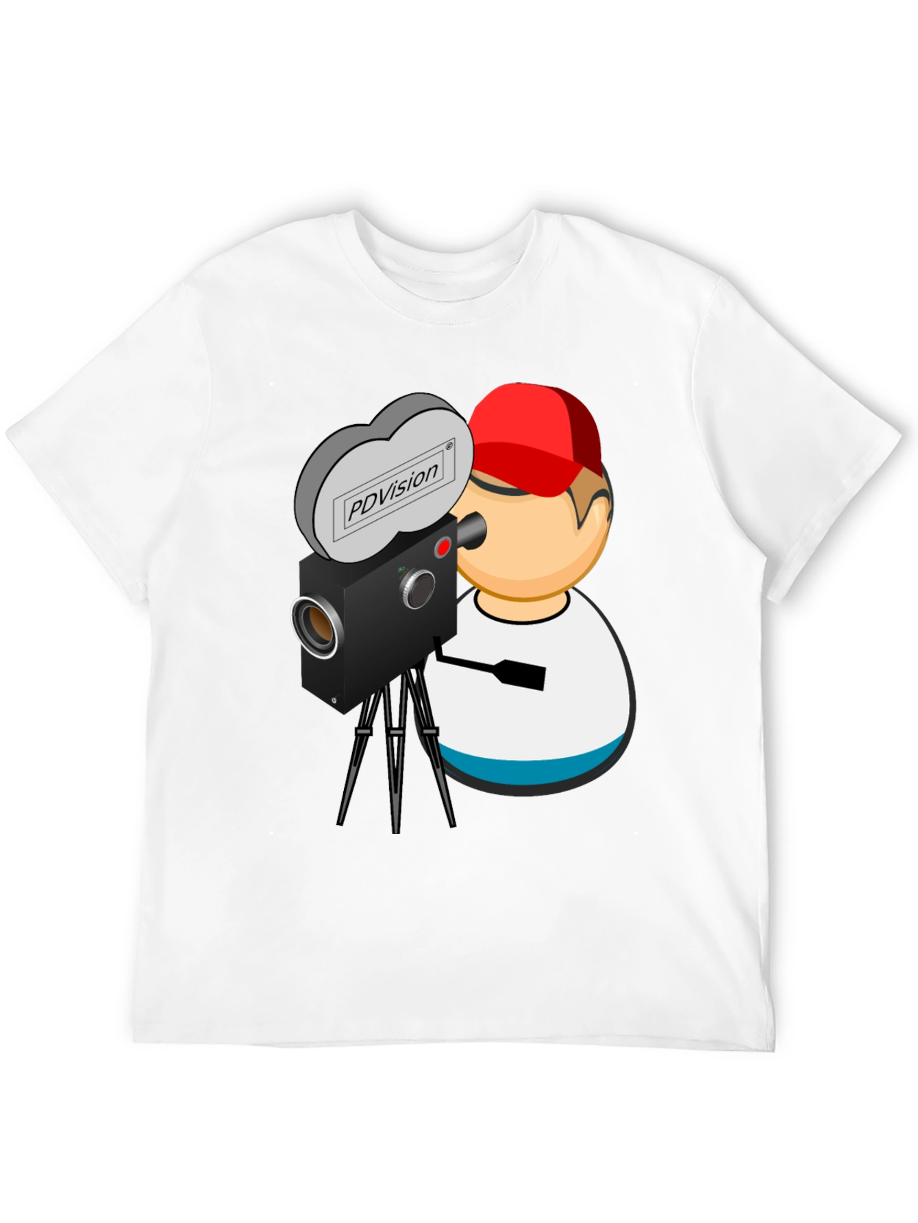 Retro Camera Graphic Tee - PDVision Director Shirt