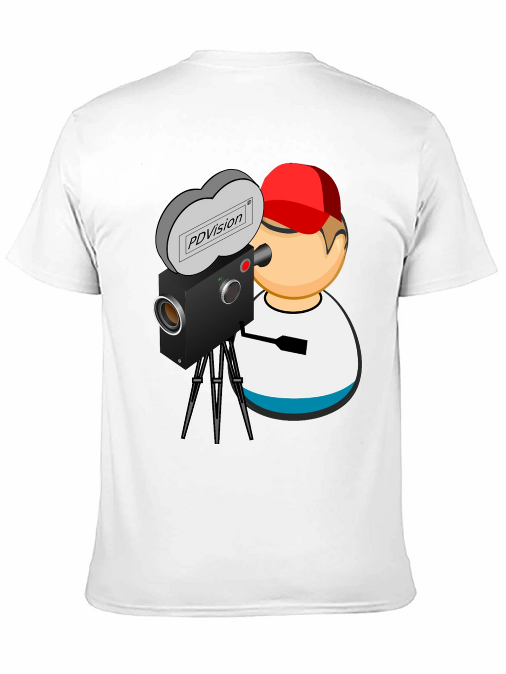 Retro Camera Graphic Tee - PDVision Director Shirt