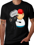 Retro Camera Graphic Tee - PDVision Director Shirt