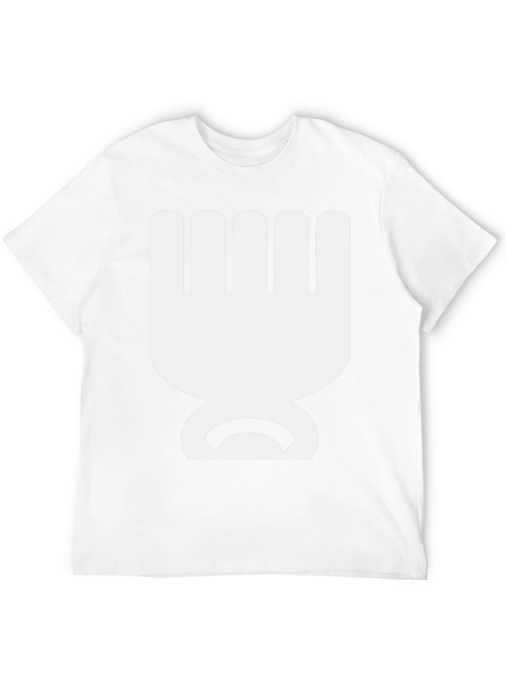 Geometric Graphic Tee - Bold Black Cotton T-Shirt