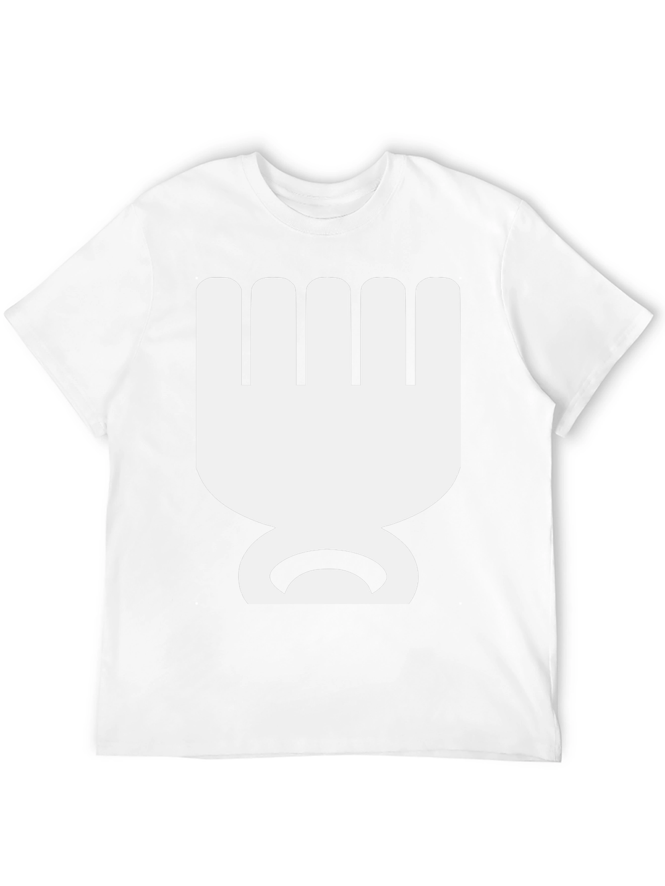 Geometric Graphic Tee - Bold Black Cotton T-Shirt