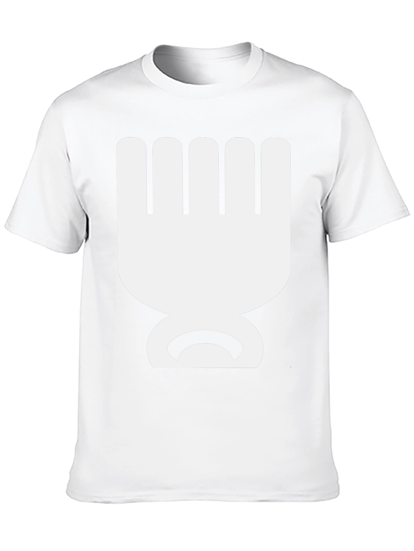 Geometric Graphic Tee - Bold Black Cotton T-Shirt