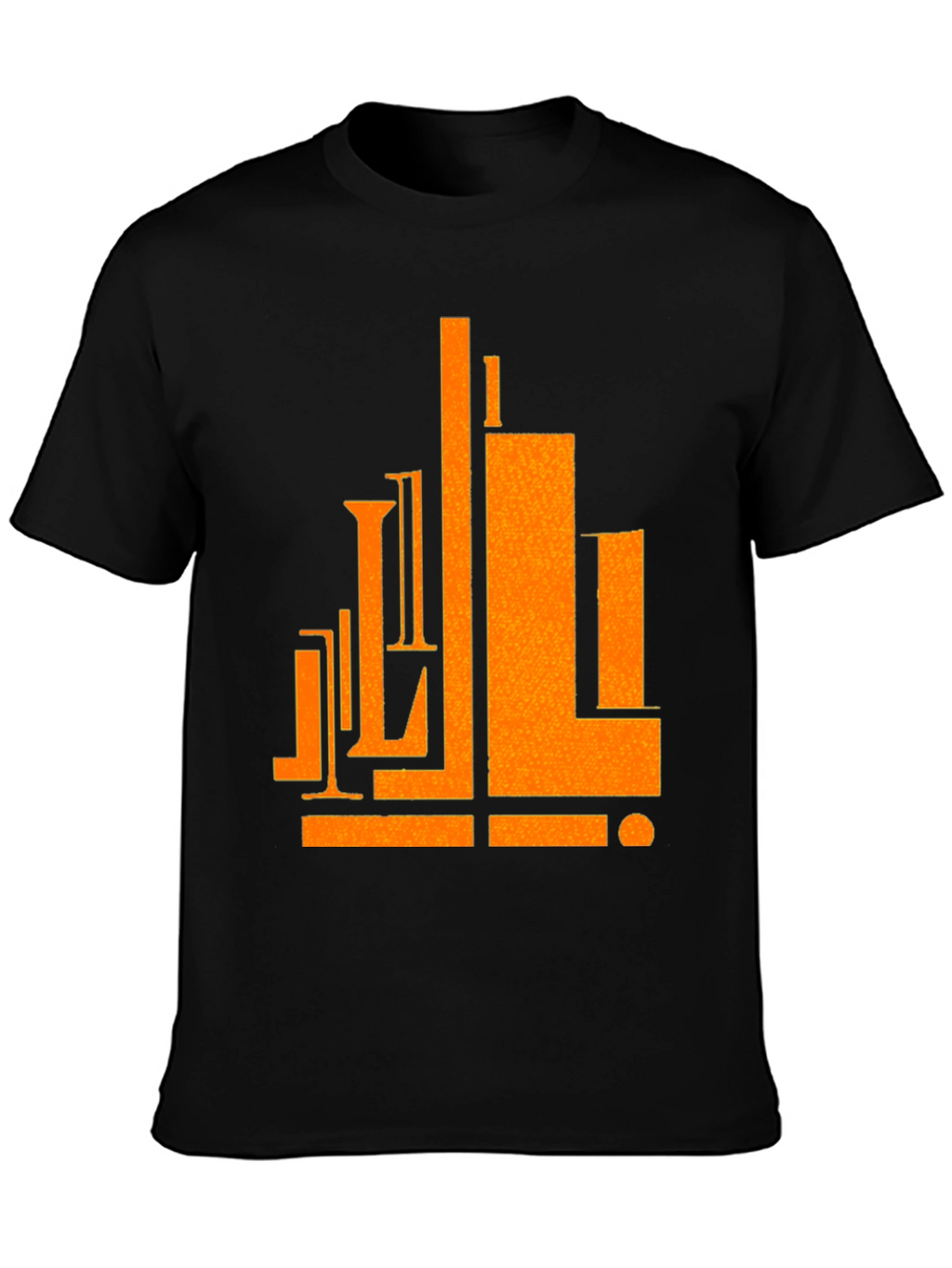 Abstract Graphic Print Crew Neck T-Shirt