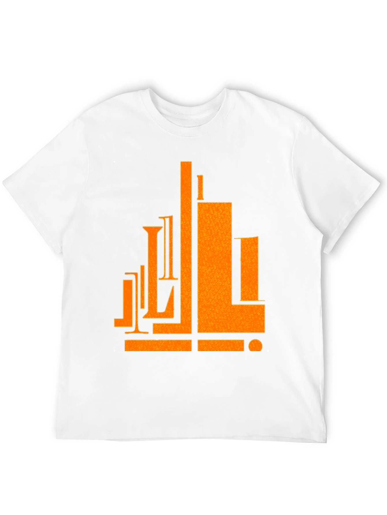 Abstract Graphic Print Crew Neck T-Shirt