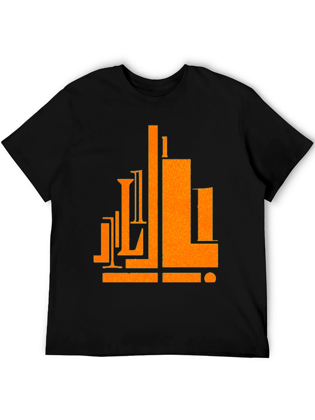 Abstract Graphic Print Crew Neck T-Shirt