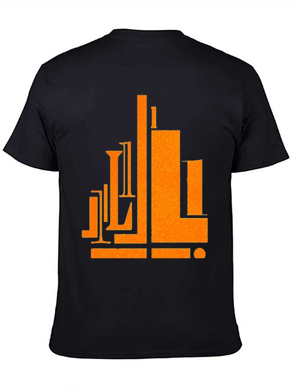 Abstract Graphic Print Crew Neck T-Shirt
