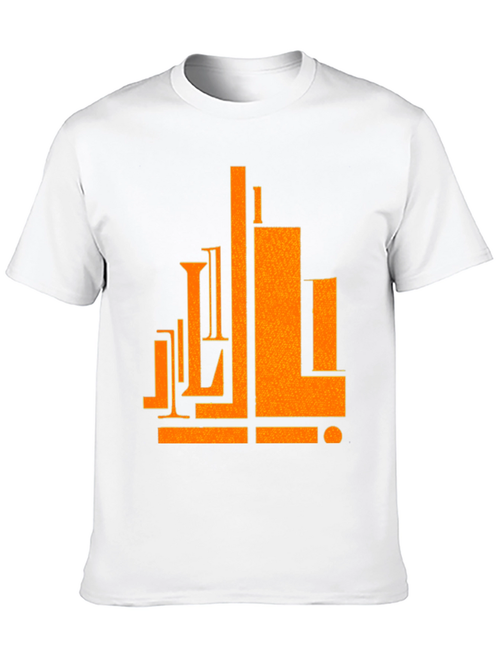 Abstract Graphic Print Crew Neck T-Shirt