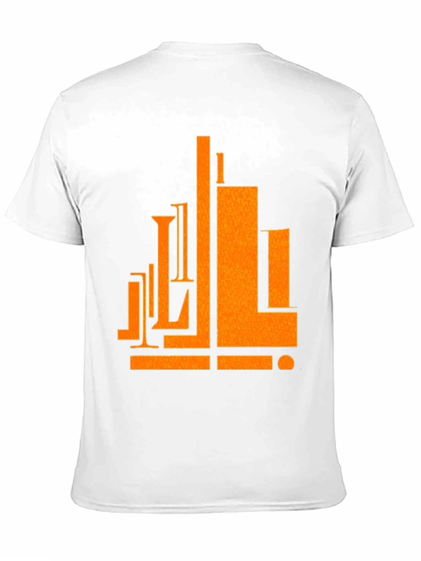 Abstract Graphic Print Crew Neck T-Shirt