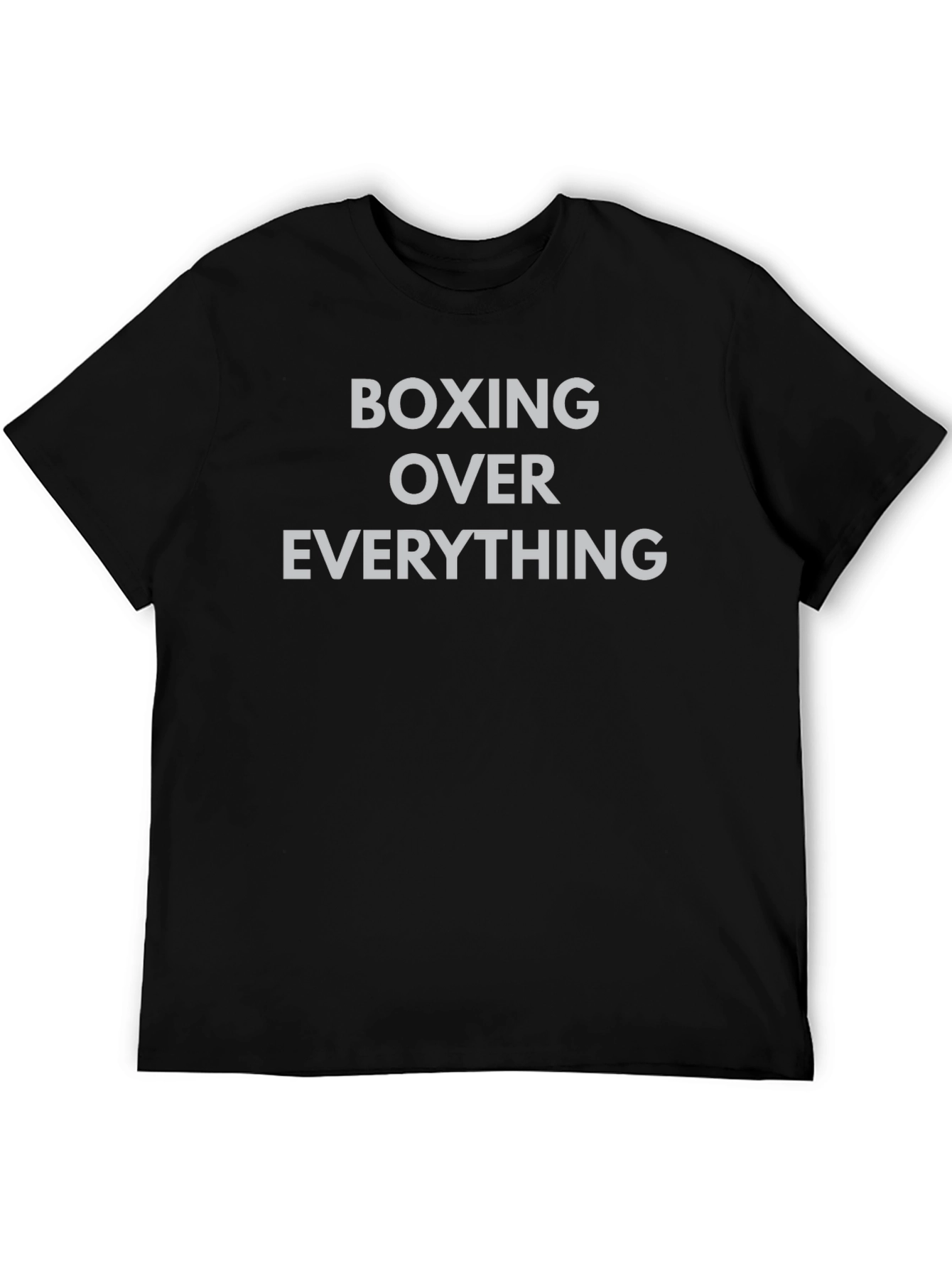 Boxing Over Everything Black Graphic Tee