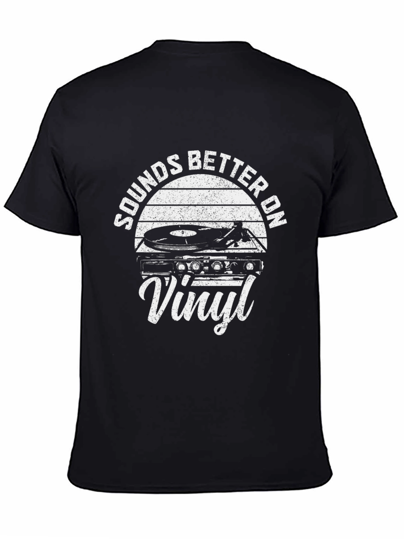 Sounds Better on Vinyl Record Player Graphic Tee