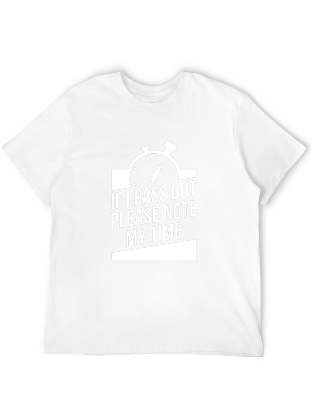 Funny Sarcastic If I Pass Out Mens T-Shirt