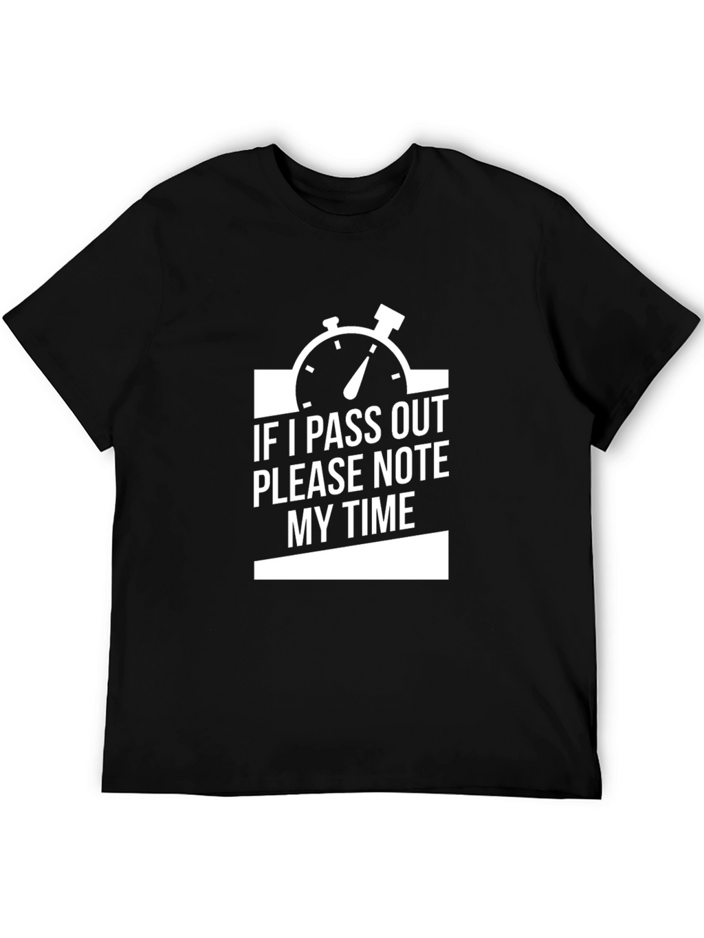 Funny Sarcastic If I Pass Out Mens T-Shirt